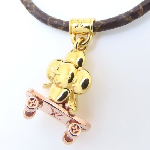 LOUIS VUITTON Brown Charm Bracelet - Picture 6 of 8